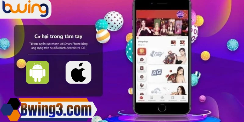 App Bwing với giao diện trực quan, thân thiện cho mọi người dùng